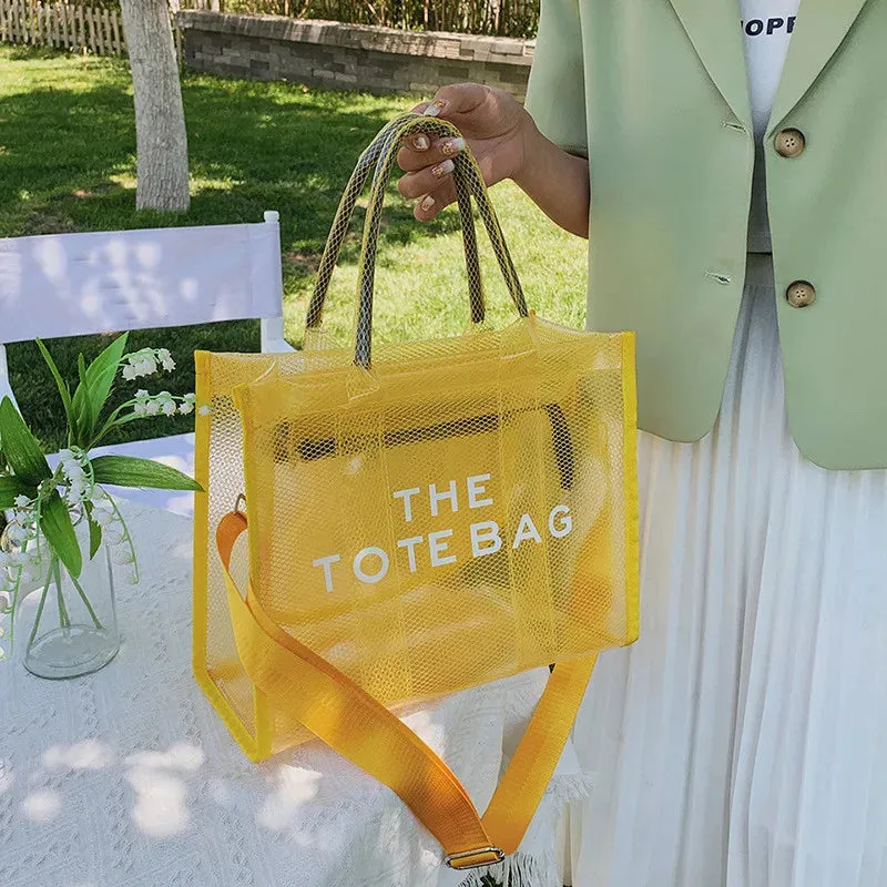 Designer Tote Bag – Luxury Clear Bag for Women