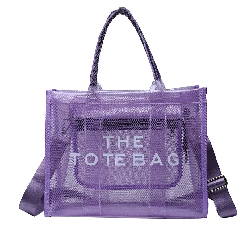 Designer Tote Bag – Luxury Clear Bag for Women