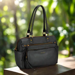 Diligence | David Jones Zipper Leather Handbag