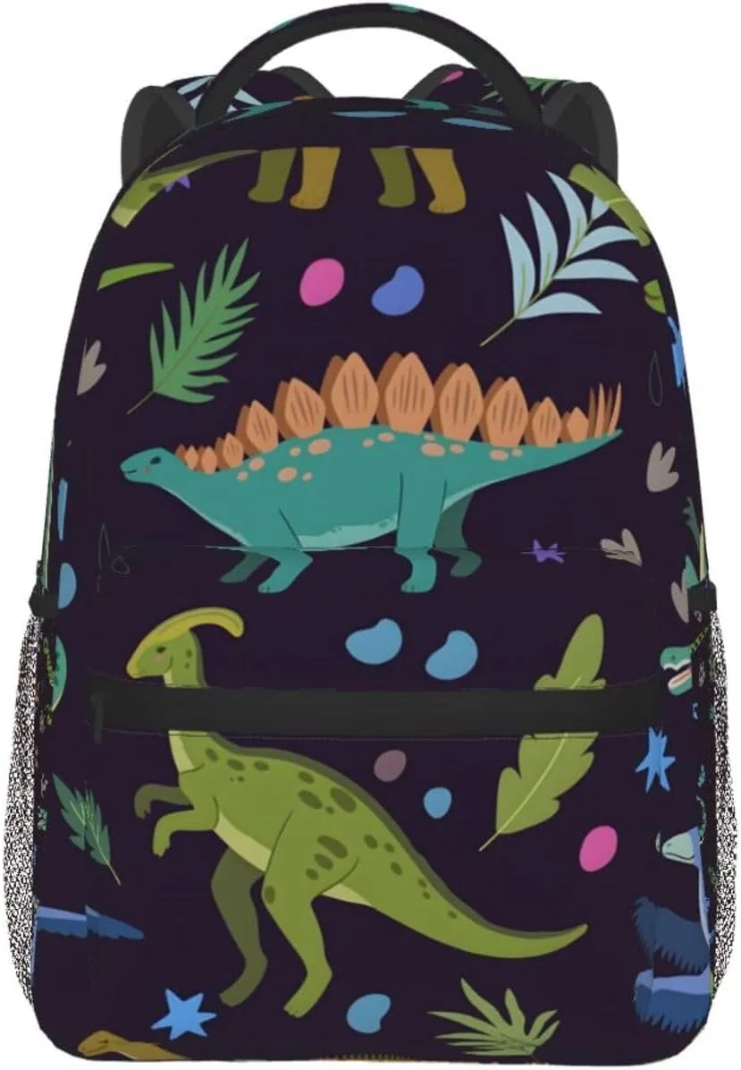 Dinosaur Travel Laptop Backpack for Women Lightweight College Backpack Adjustable Fits 15.6 Inch Laptop Bag Waterproof for Men, Gym