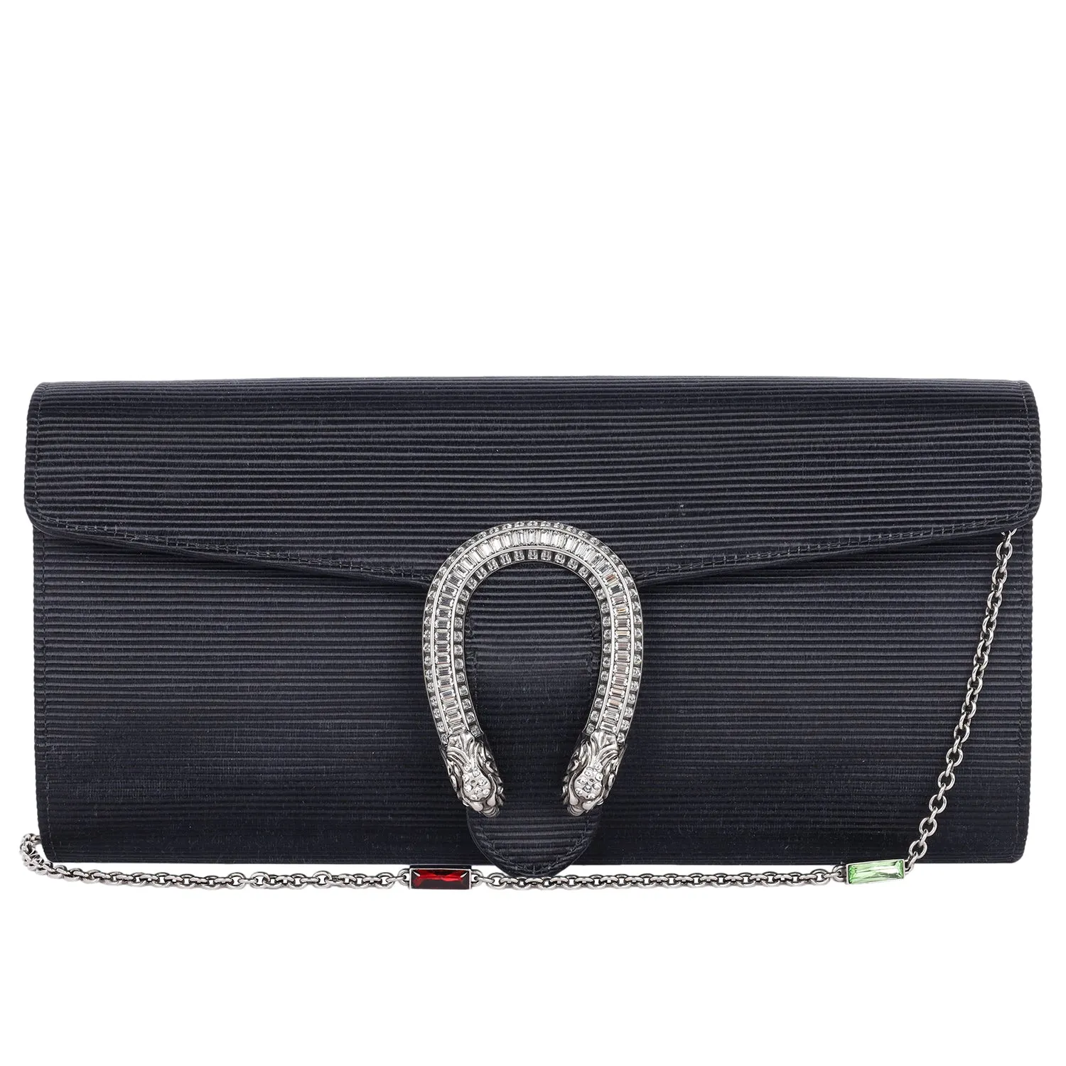 Dionysus Satin Clutch Bag