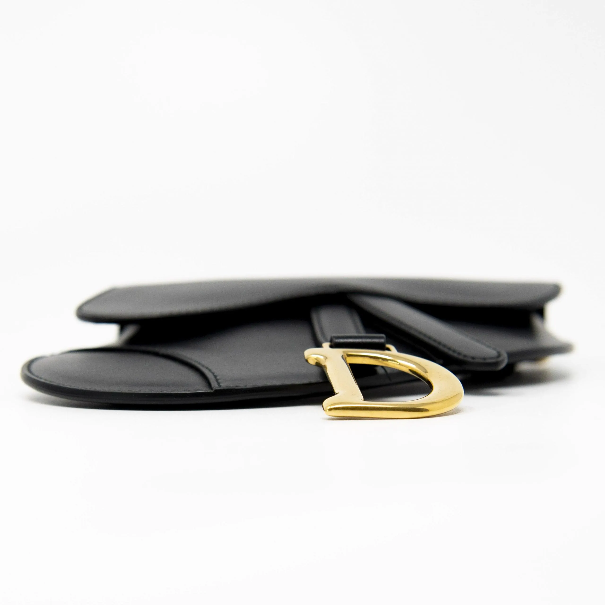 Dior Black Saddle Belt Pouch