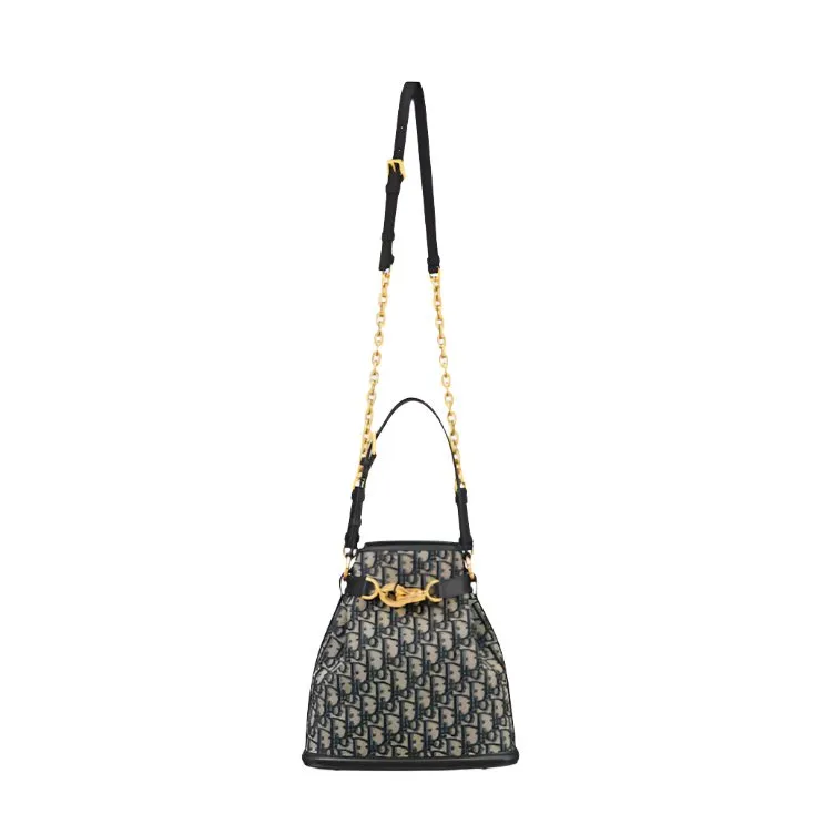Dior C'est Large Bag Blue Dior Oblique Jacquard