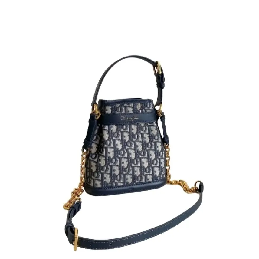 Dior C'est Large Bag Blue Dior Oblique Jacquard