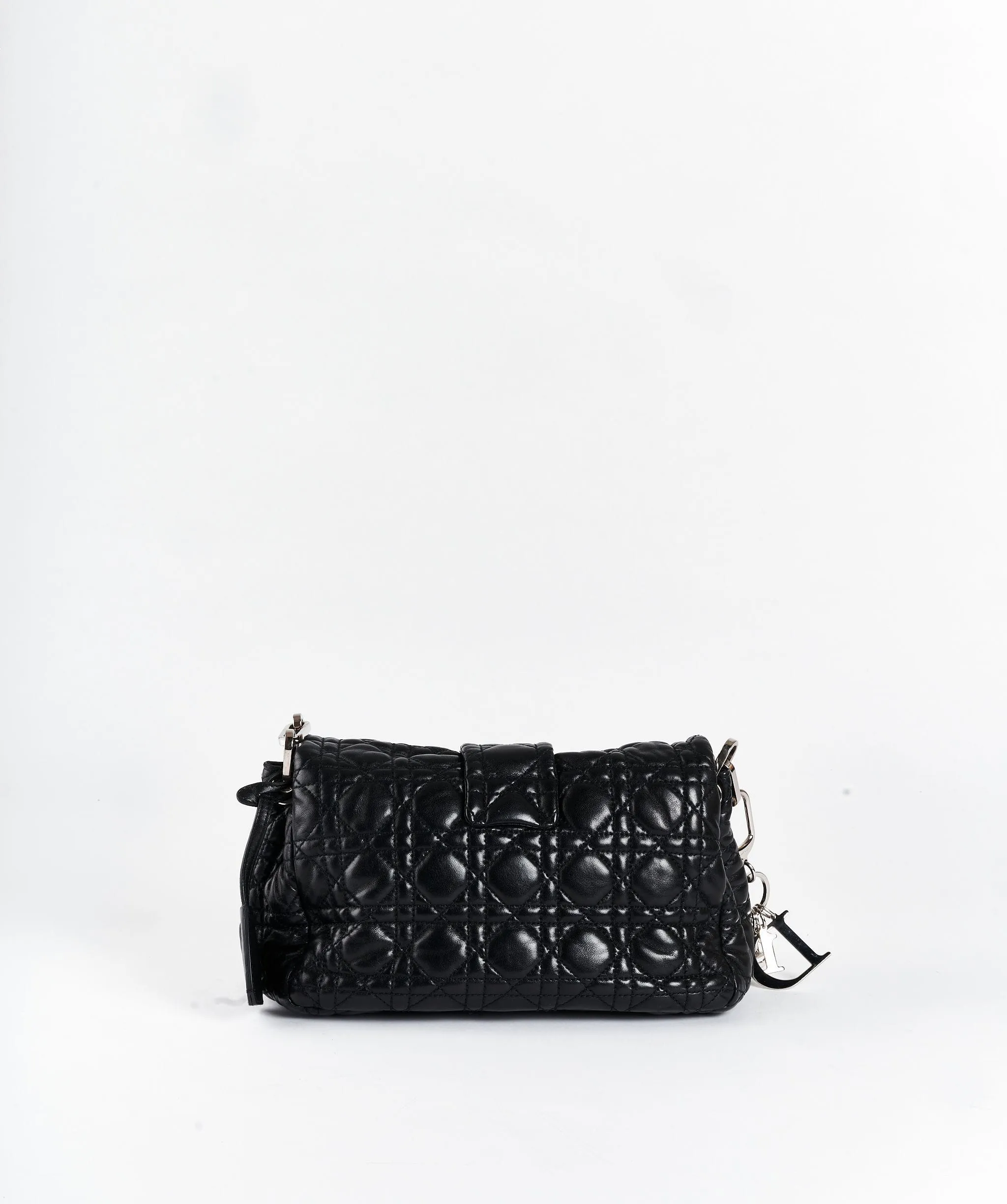 Dior Miss Dior Black Leather Bag PHW