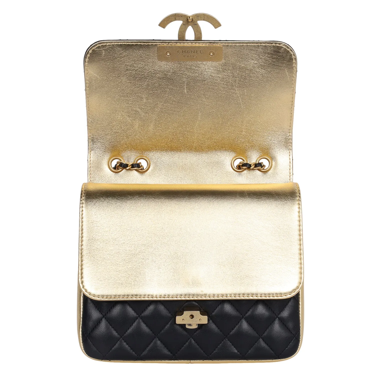 Double Flap Bag Quilted Lambskin Medium