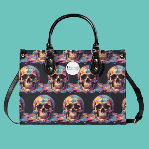 Dripping Skull Luxury Women Leather Handbag (3 sizes)