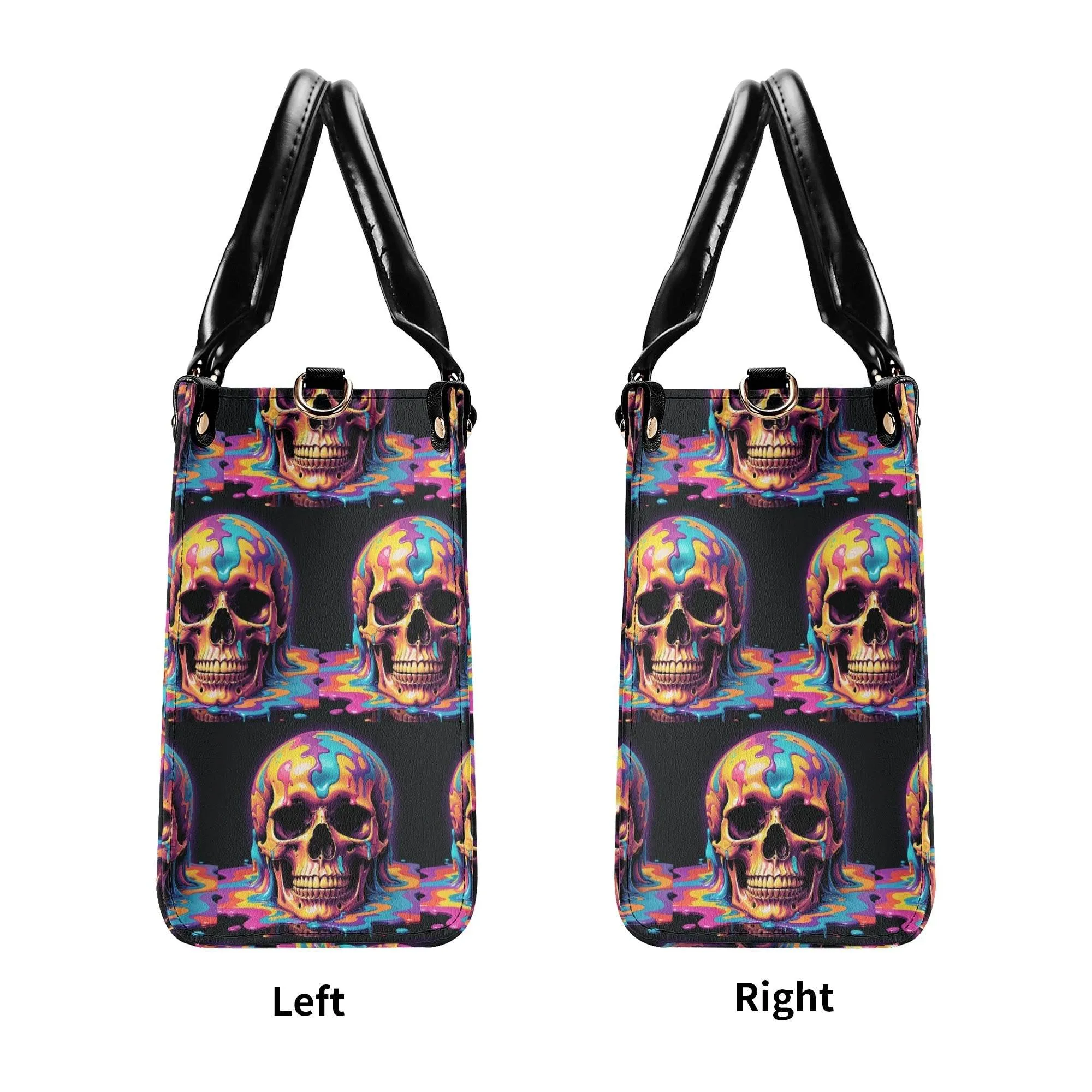Dripping Skull Luxury Women Leather Handbag (3 sizes)