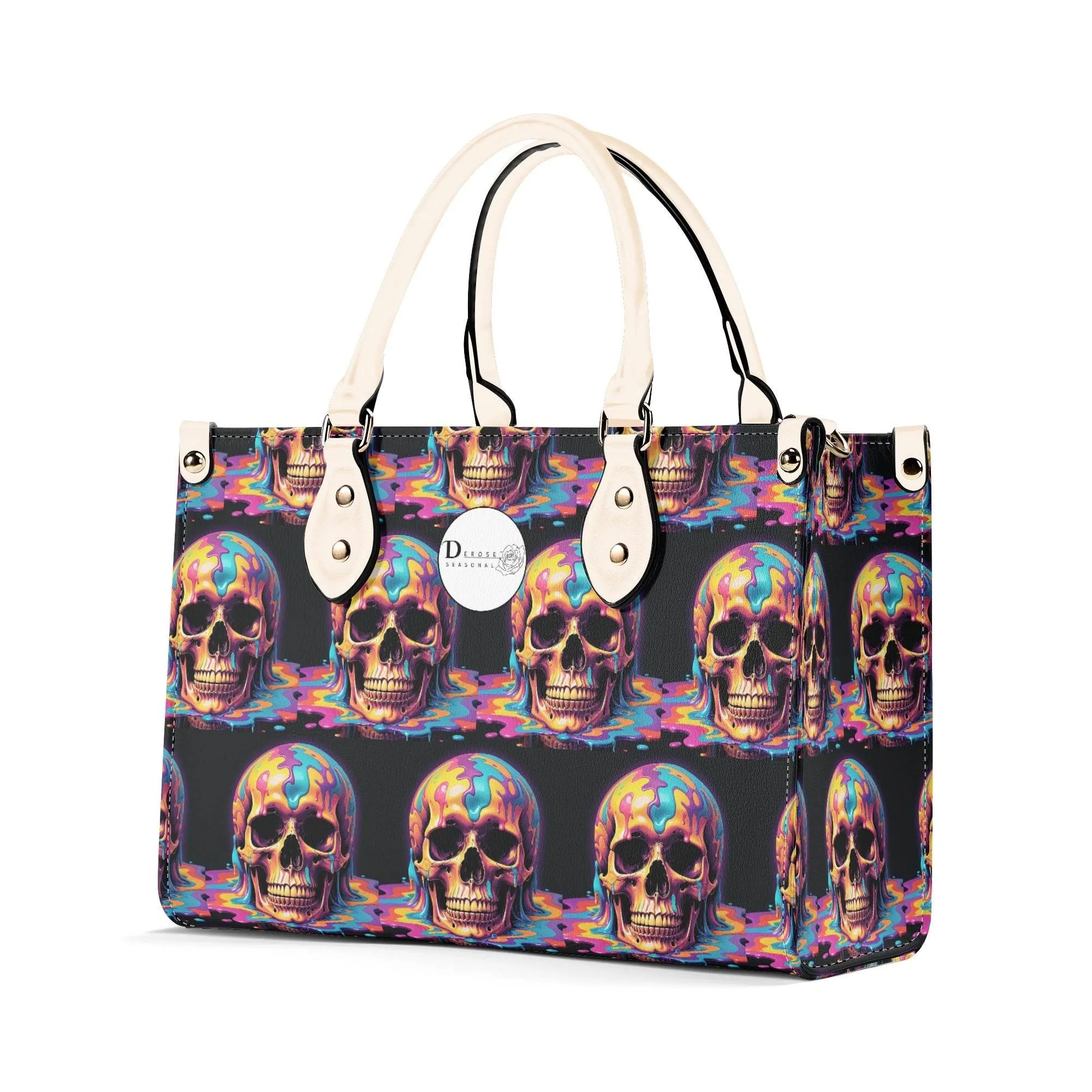 Dripping Skull Luxury Women Leather Handbag (3 sizes)