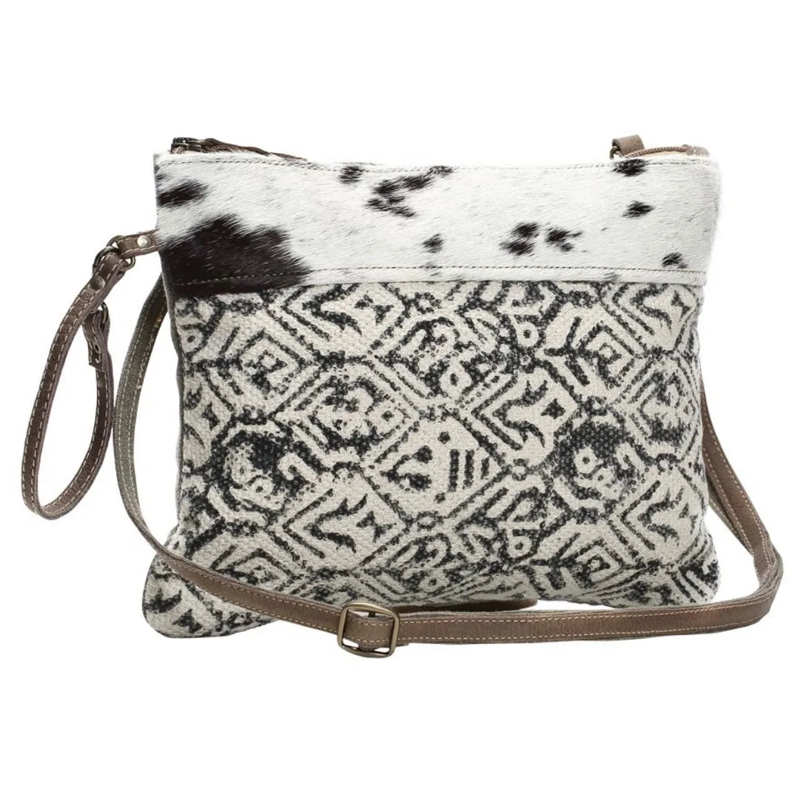 DUAL STRAP COTTON RUG SMALL BAG MYRA BAG 1•1•4•7