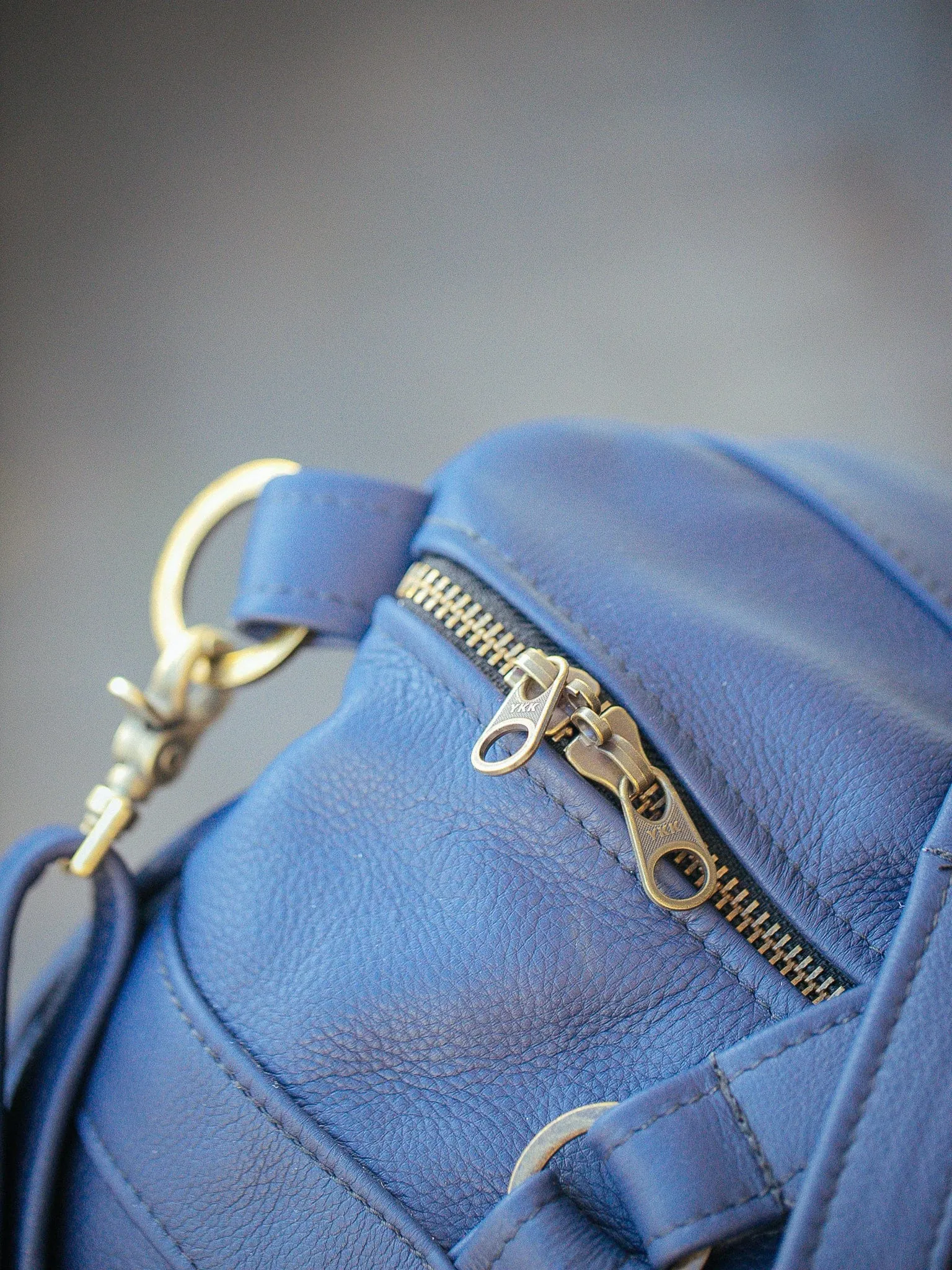 Duffel Carry All Bag - Cowhide - Navy