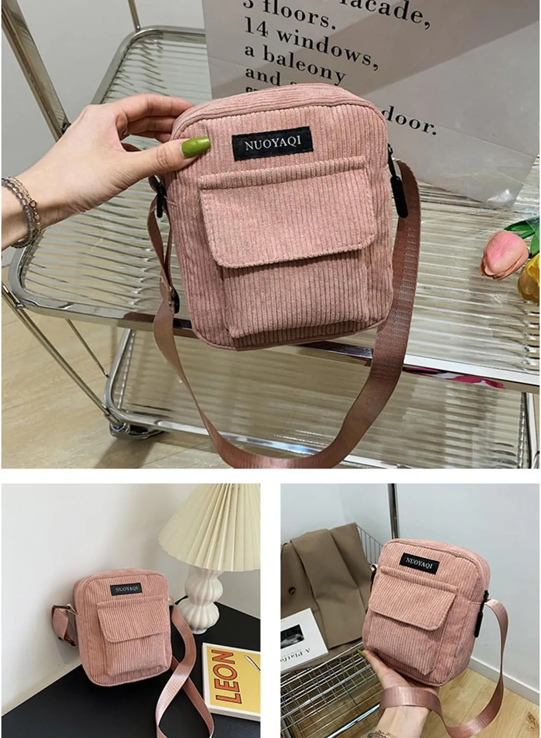 DWDC Crossbody Bags for Women Kawaii Small Purses for Women Lightweight Mini Purse Bag Cute Purse Bear Cell Phone
