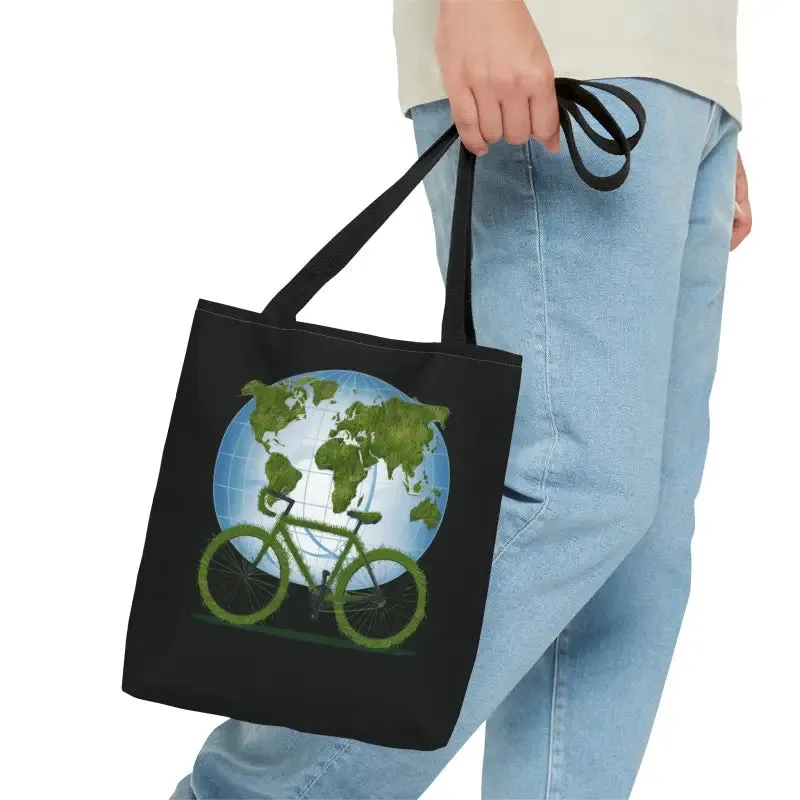 Eco Chic Green Aop Tote for World Environment Day