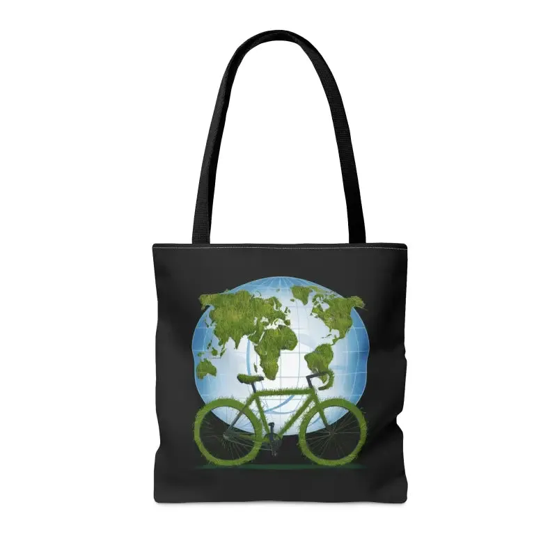 Eco Chic Green Aop Tote for World Environment Day