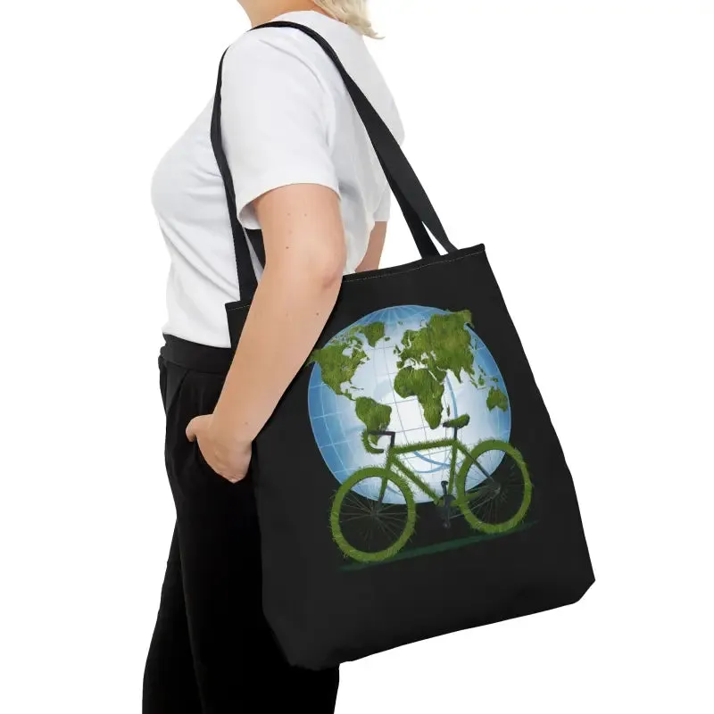 Eco Chic Green Aop Tote for World Environment Day