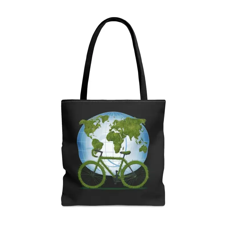 Eco Chic Green Aop Tote for World Environment Day