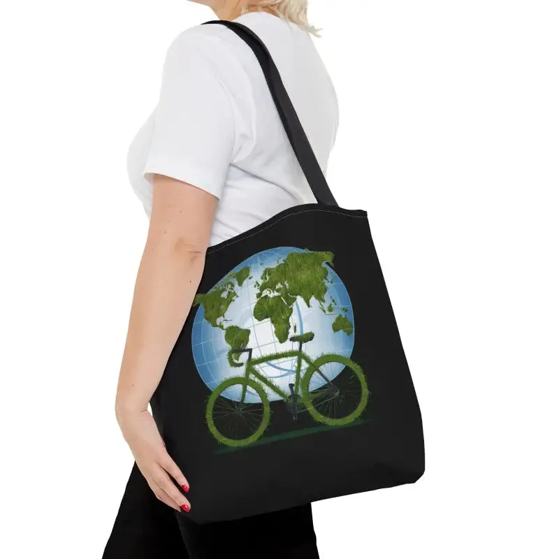 Eco Chic Green Aop Tote for World Environment Day