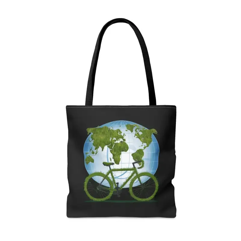 Eco Chic Green Aop Tote for World Environment Day