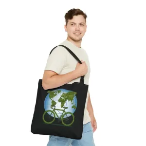 Eco Chic Green Aop Tote for World Environment Day