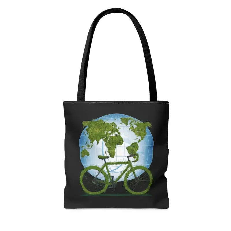 Eco Chic Green Aop Tote for World Environment Day