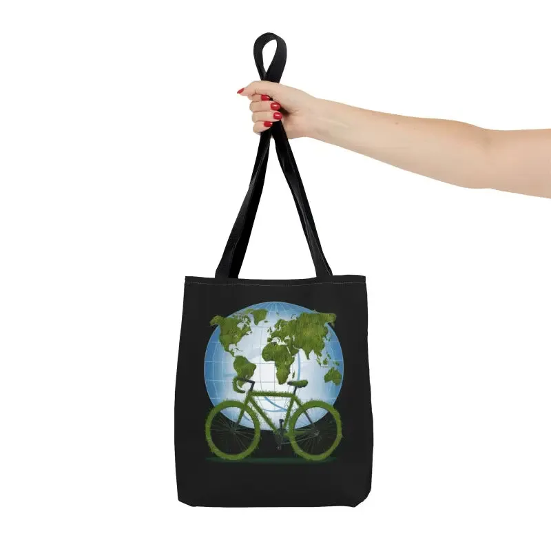 Eco Chic Green Aop Tote for World Environment Day