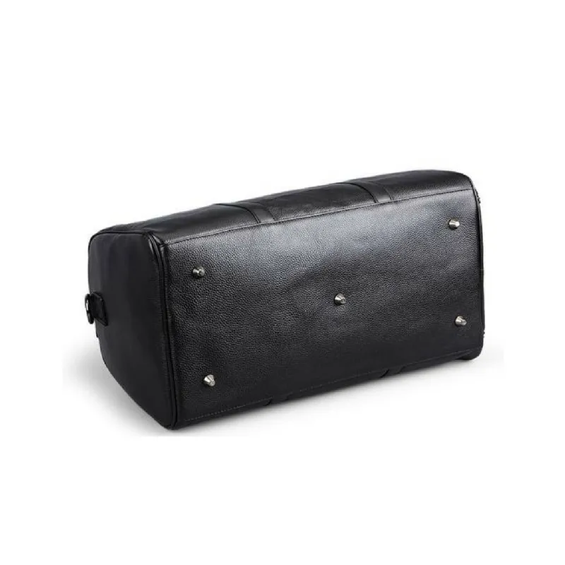 EDMOND SNR LARGE LEATHER WEEKEND TRAVEL BAG