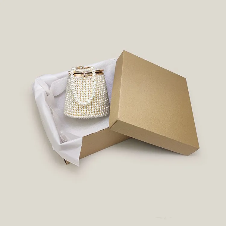 Elegant Mini Pearl Banquet Clutch Bag