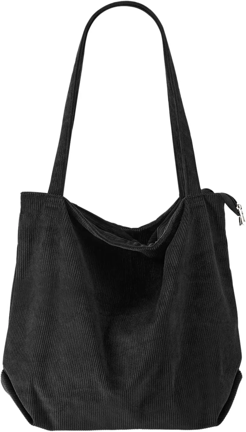 Elegant Satchel Bags for Women Purse Crossbody Bags with Pockets Top Handle Shoulder Handbags Fashion Beach Bag(Black)