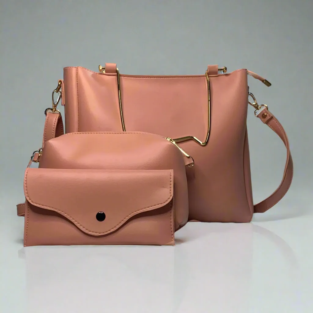 EMERALD (4 PIECE BAG SET)-NUDE PINK