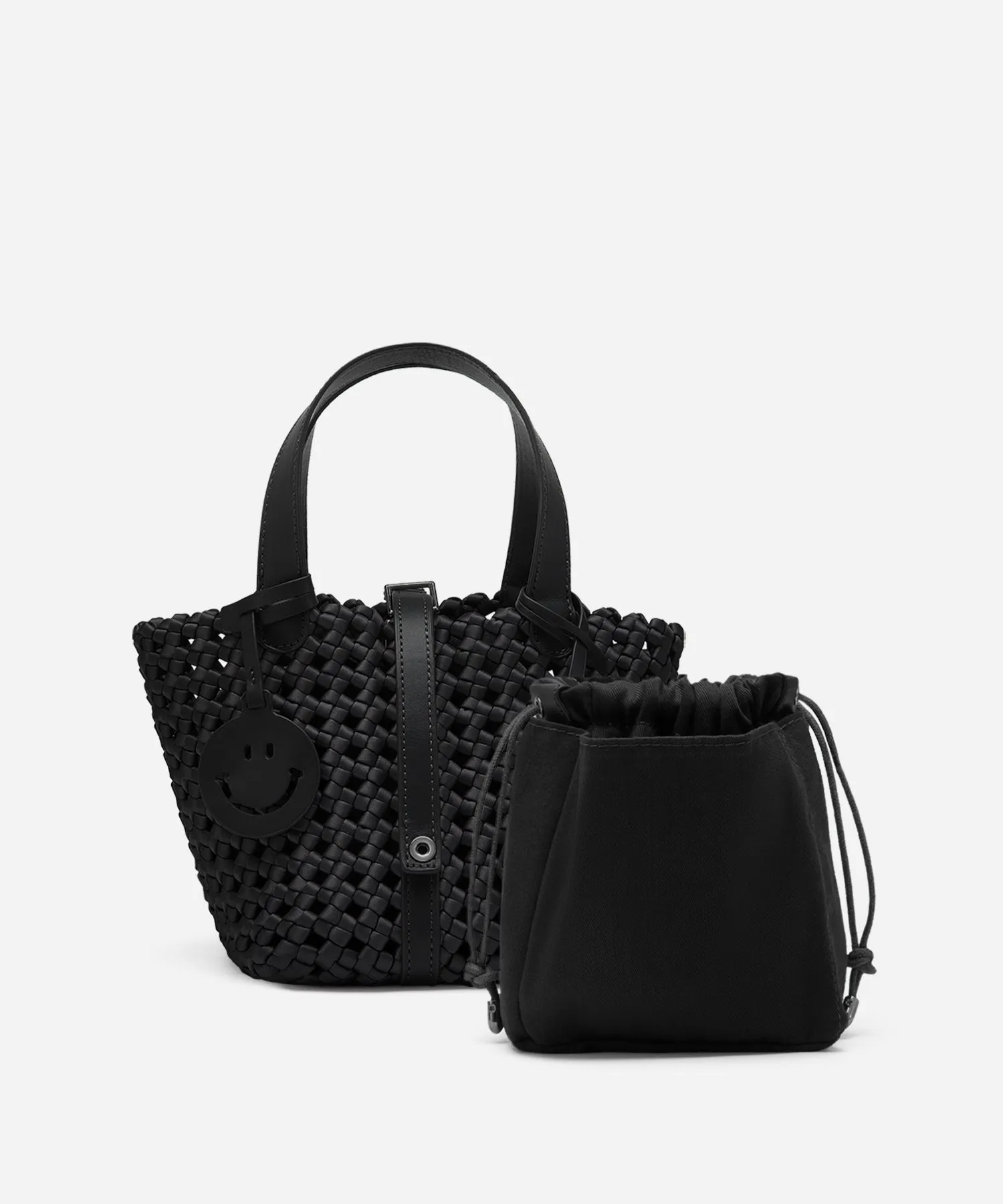 Emily 2 PCS Set Woven Handle Bag