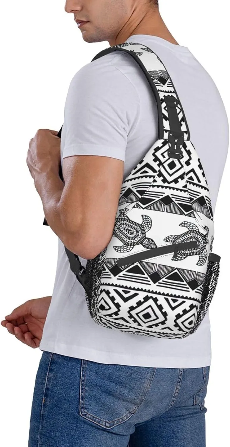 England Symbols Unisex Crossbody Backpack Travel Hiking Casual Chest Bags Lightweight Fashion