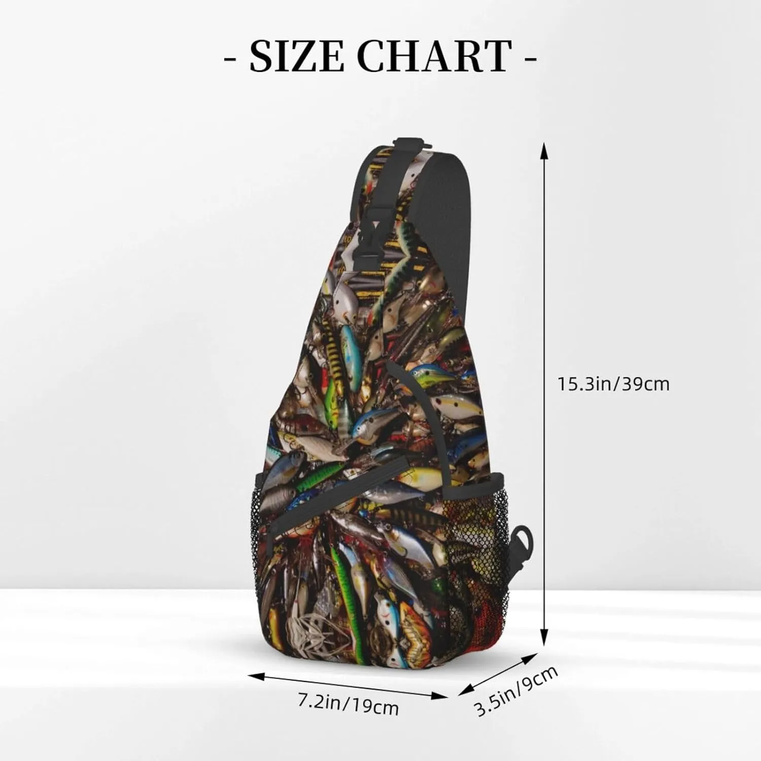 England Symbols Unisex Crossbody Backpack Travel Hiking Casual Chest Bags Lightweight Fashion