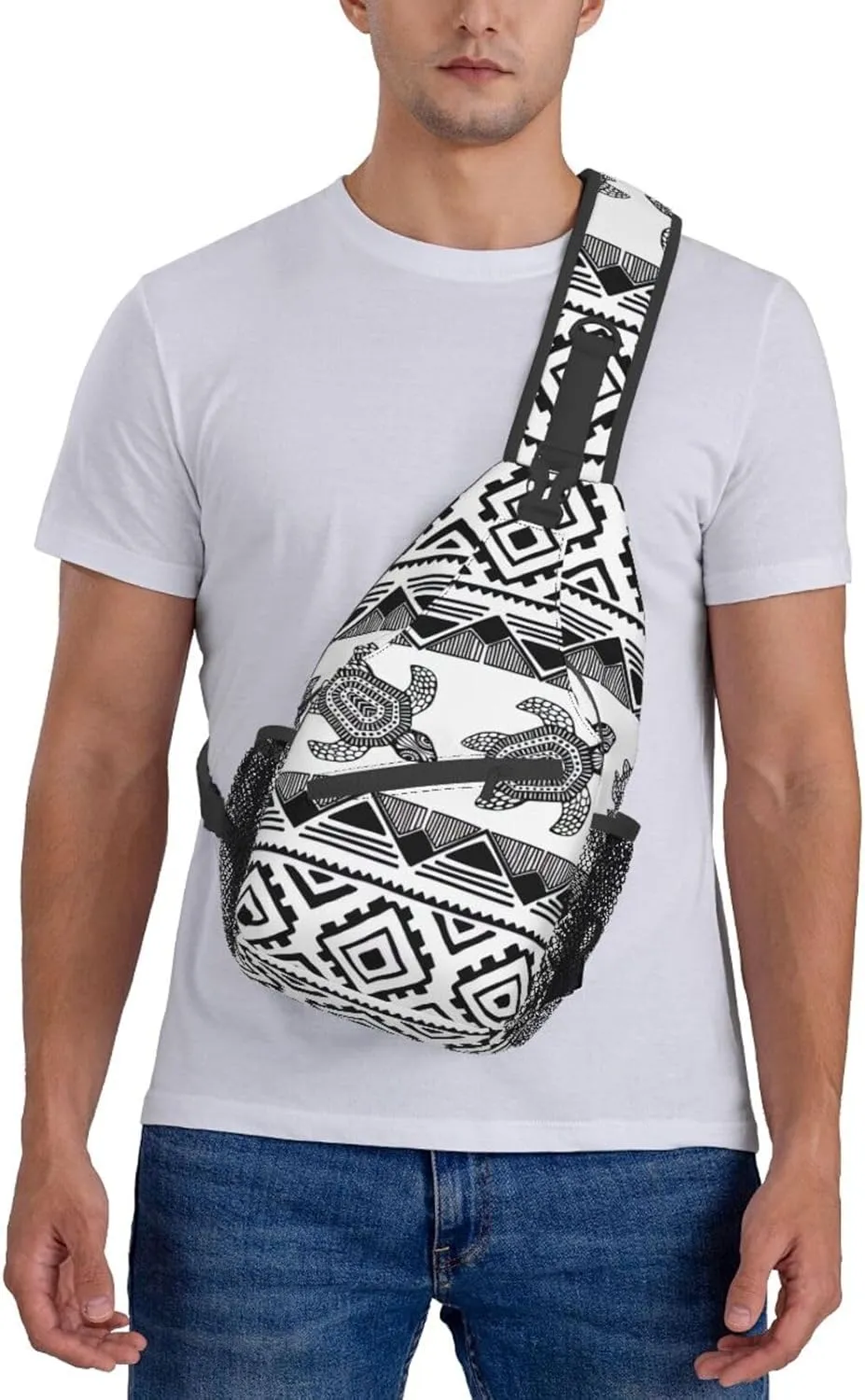 England Symbols Unisex Crossbody Backpack Travel Hiking Casual Chest Bags Lightweight Fashion