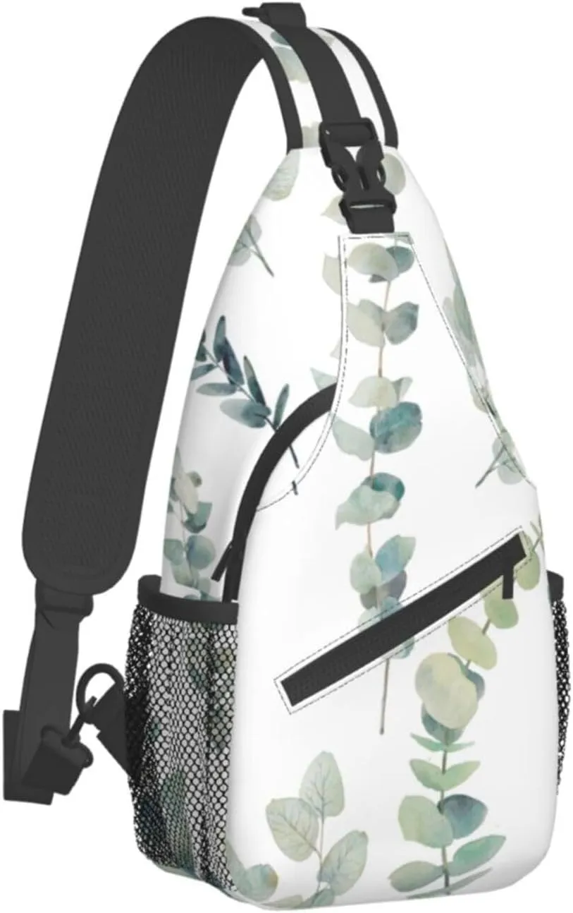 England Symbols Unisex Crossbody Backpack Travel Hiking Casual Chest Bags Lightweight Fashion