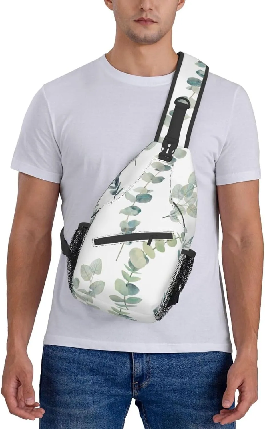 England Symbols Unisex Crossbody Backpack Travel Hiking Casual Chest Bags Lightweight Fashion