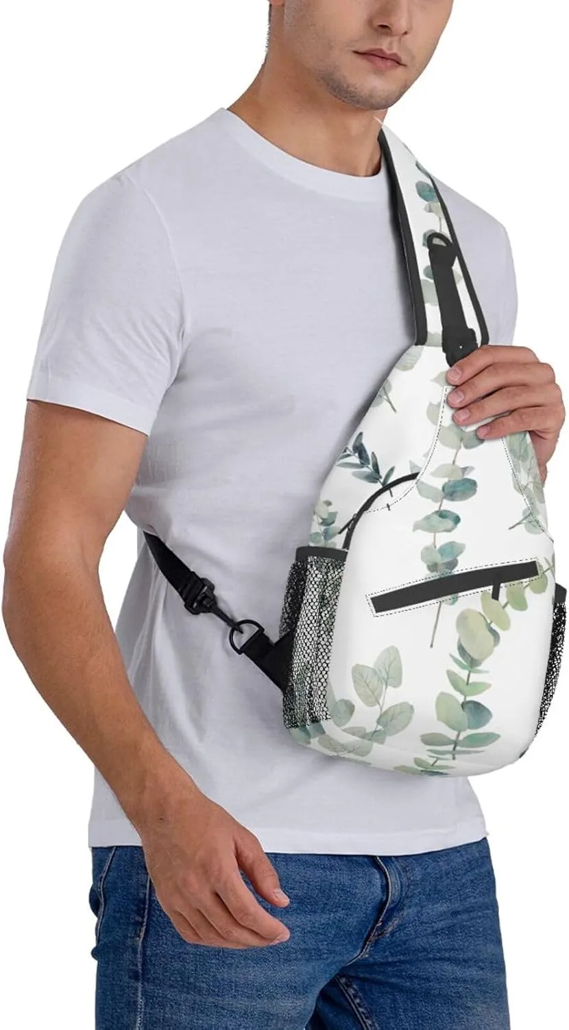 England Symbols Unisex Crossbody Backpack Travel Hiking Casual Chest Bags Lightweight Fashion