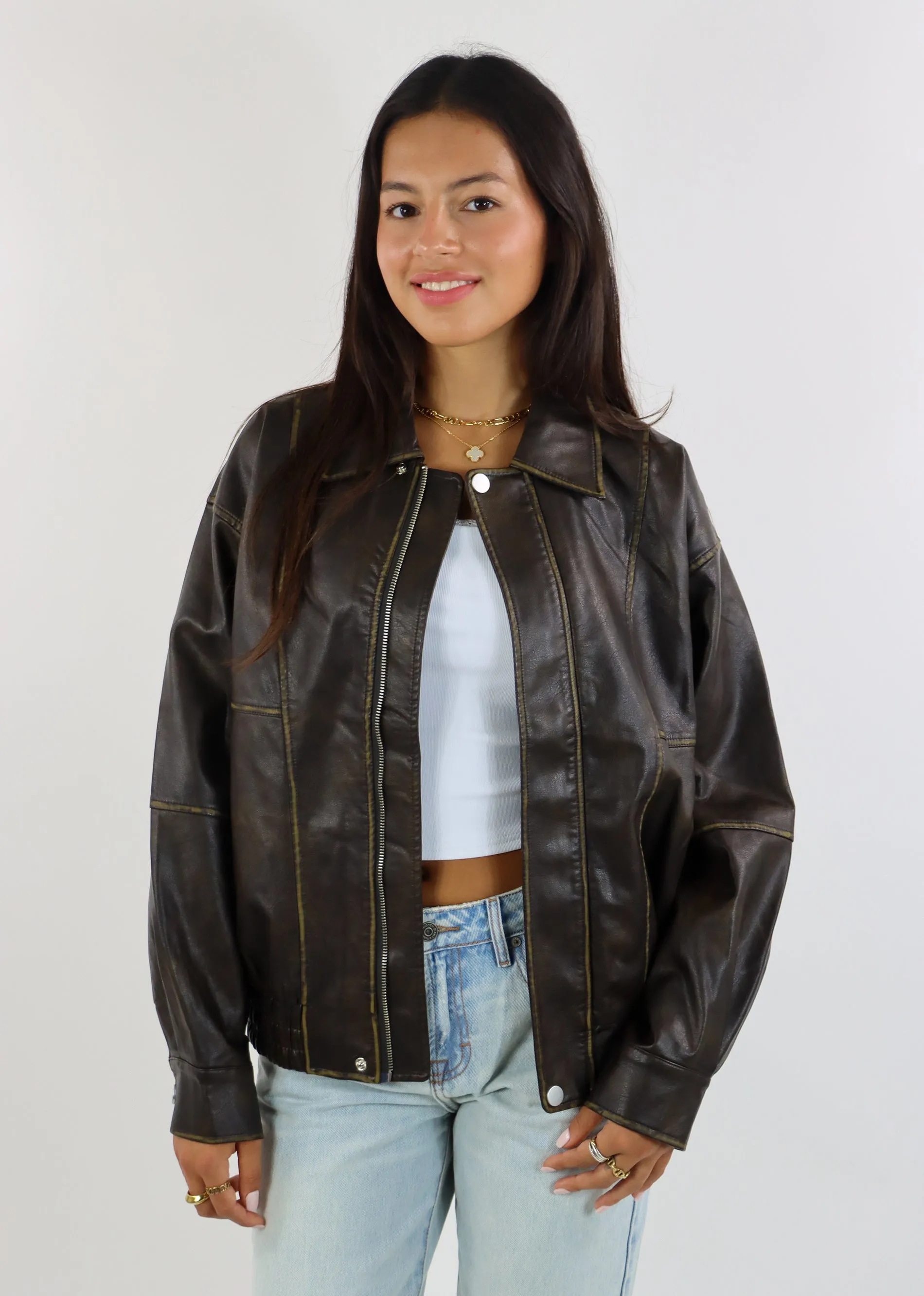 Envy The Leaves Bomber Jacket ★ Brown