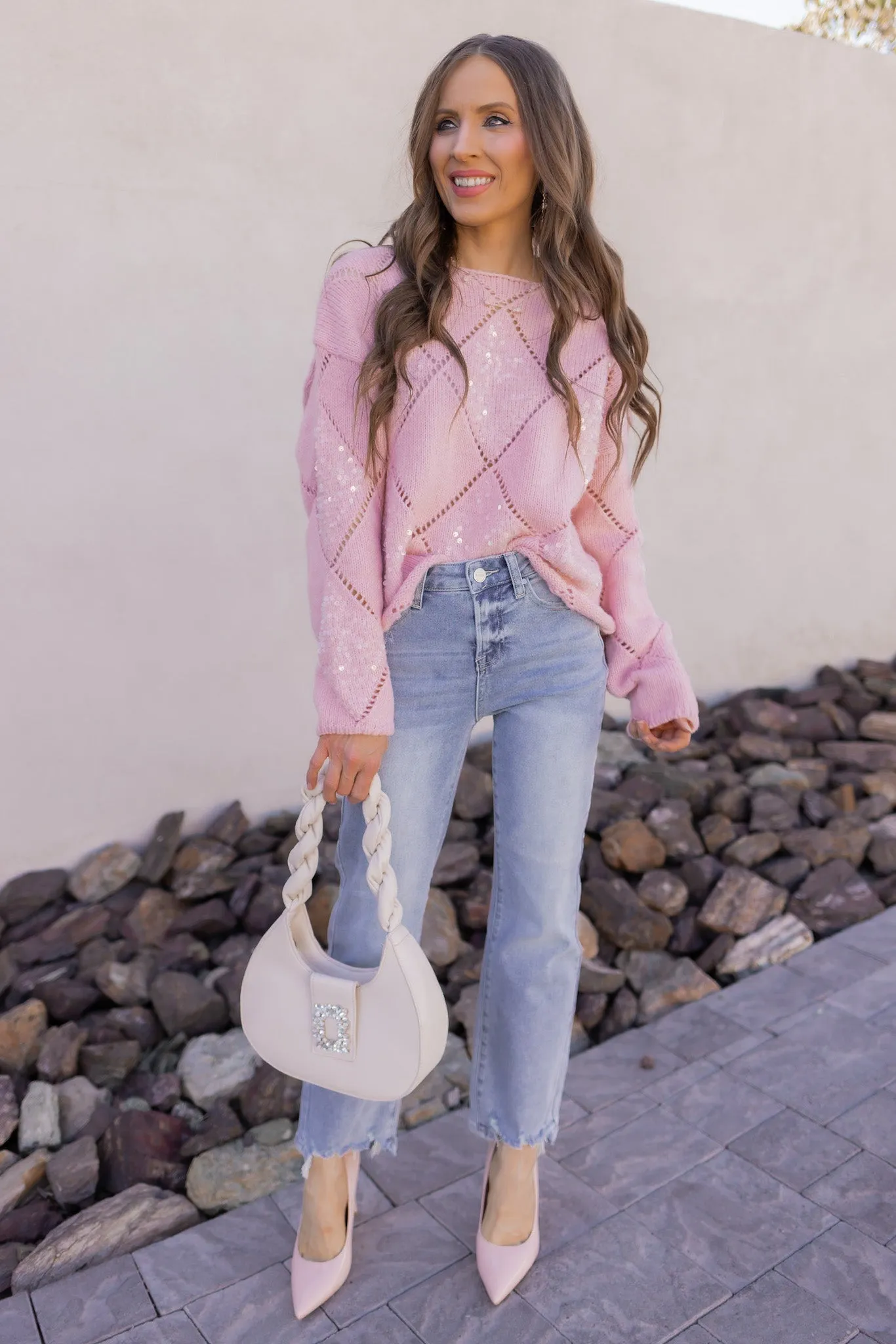 Eternally Yours Crescent Shoulder Bag