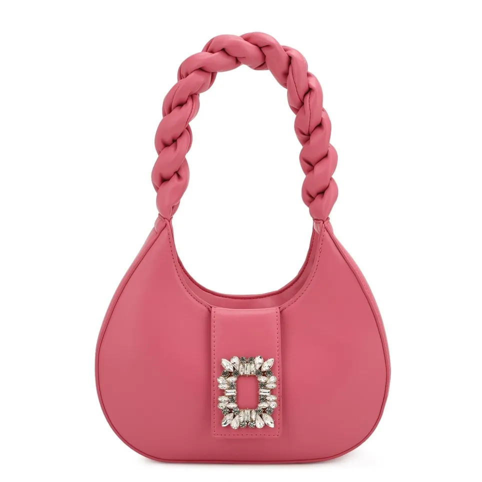 Eternally Yours Crescent Shoulder Bag