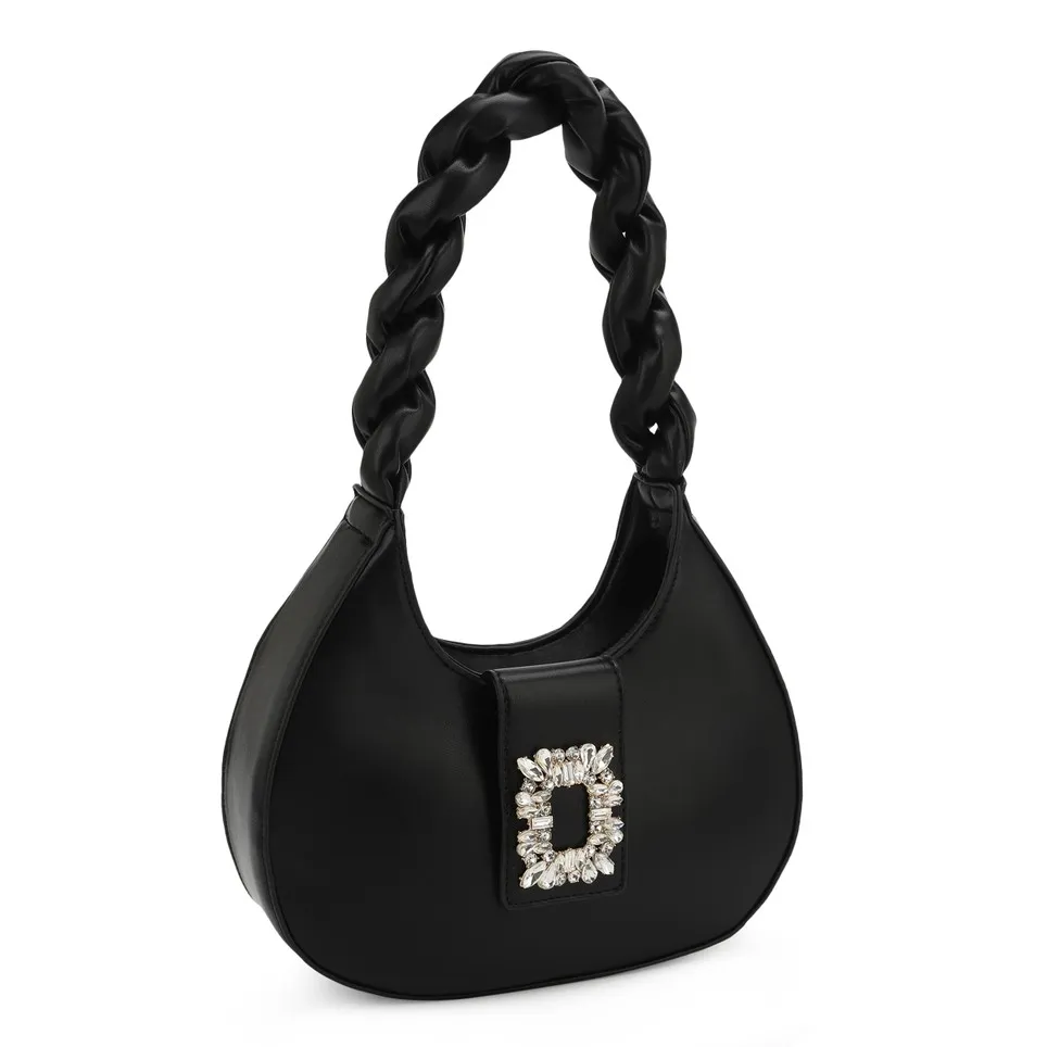 Eternally Yours Crescent Shoulder Bag