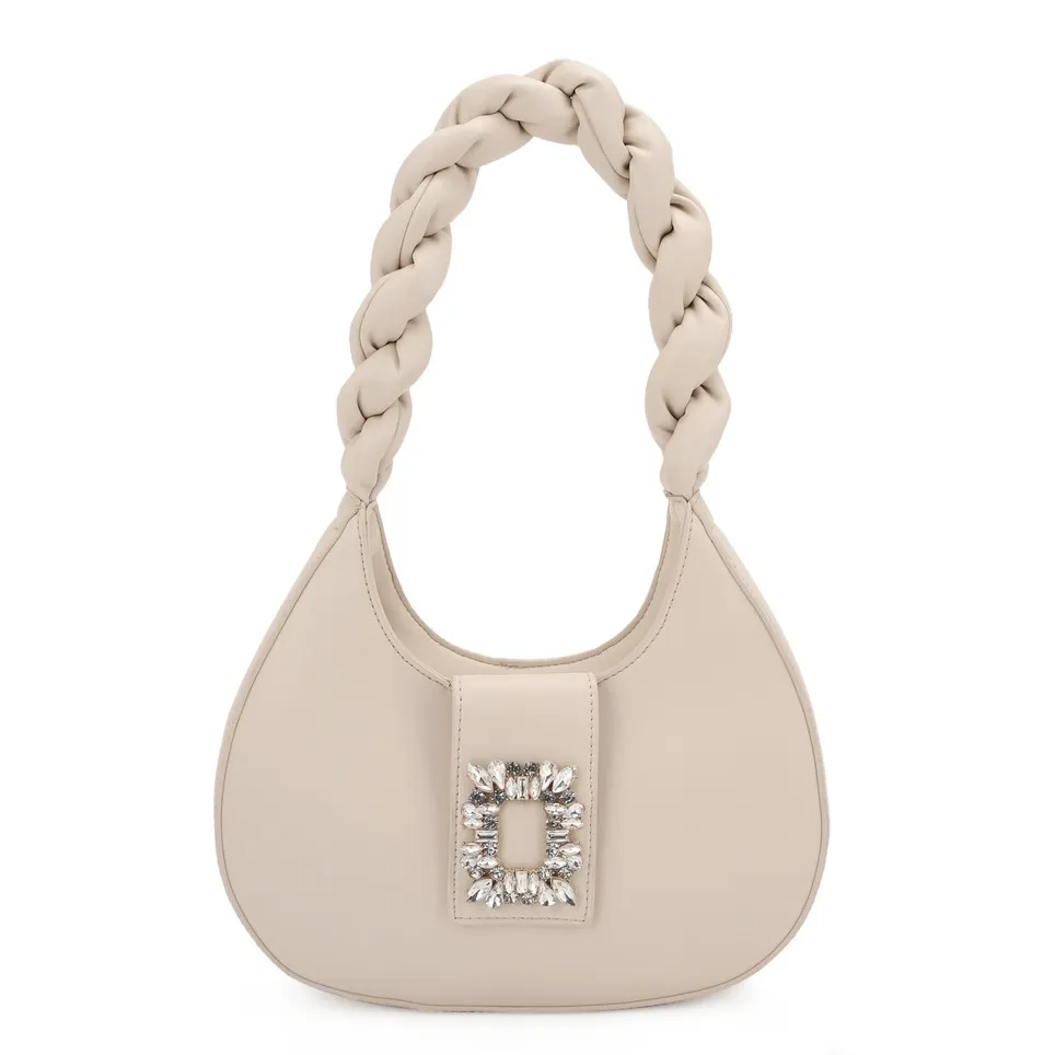 Eternally Yours Crescent Shoulder Bag