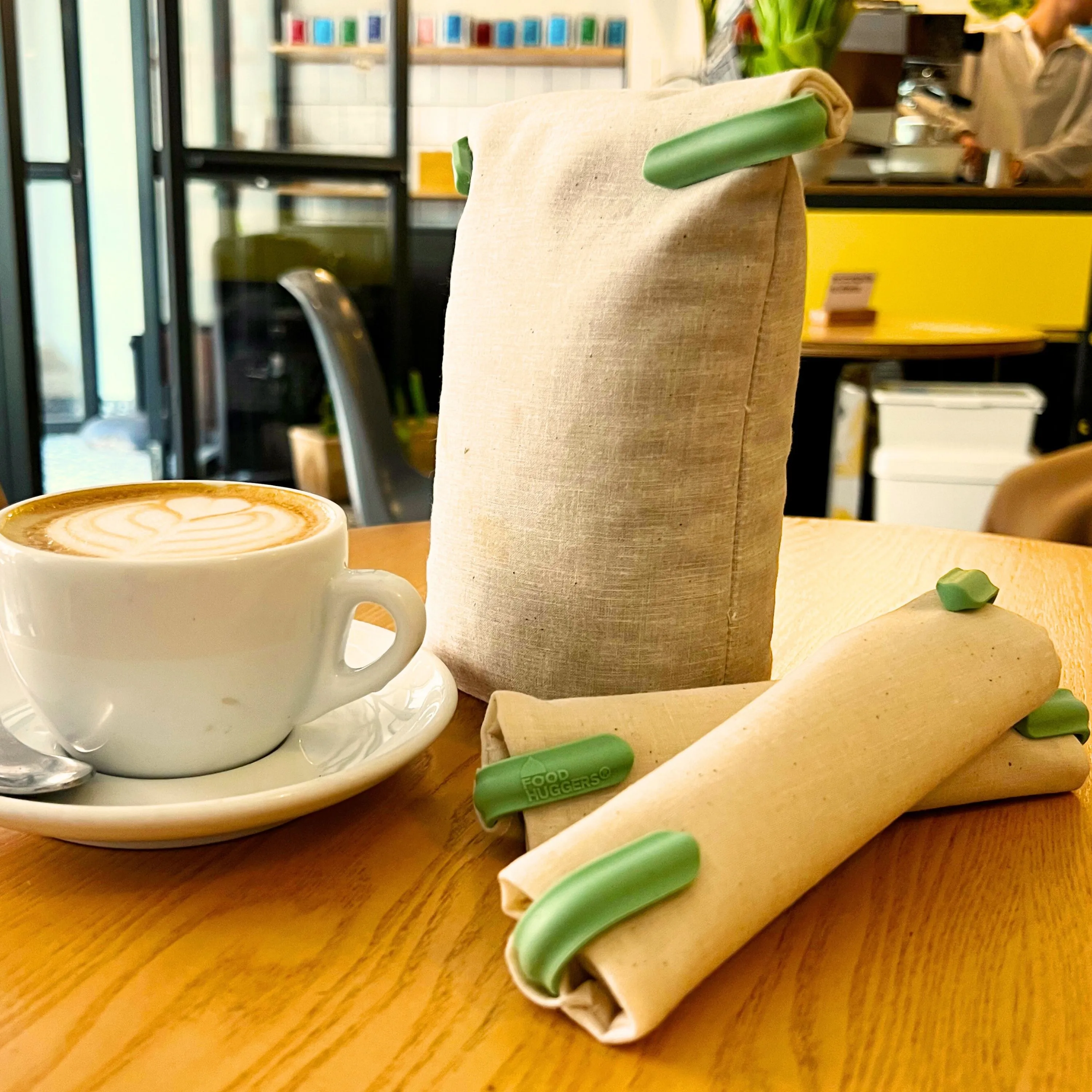 Fabric & Silicone Coffee Bag