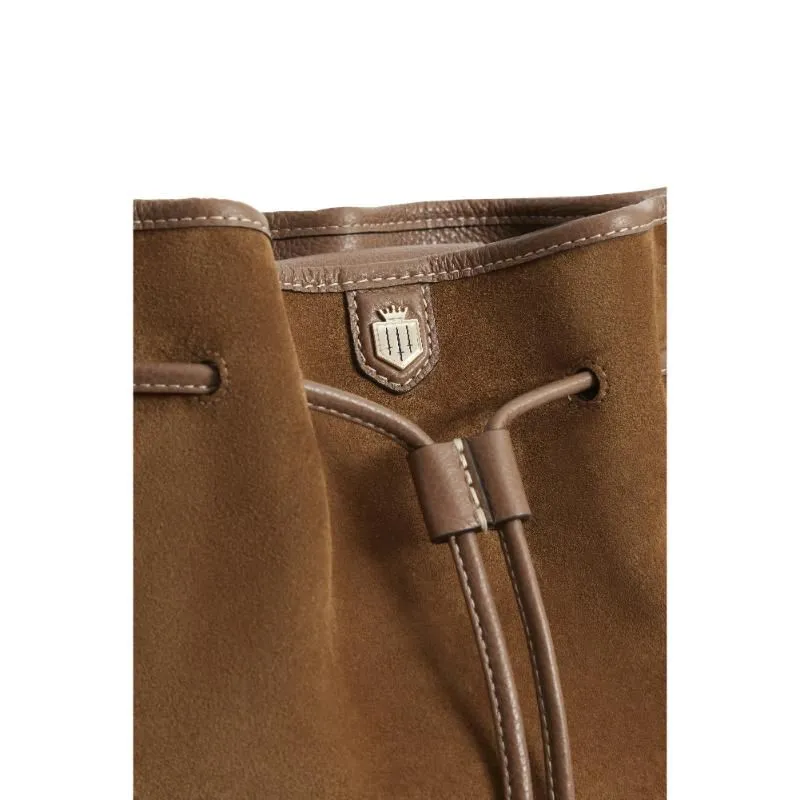 Fairfax & Favor Bibury Suede Ladies Bucket Bag - Tan
