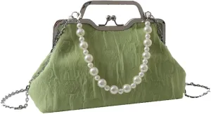 Fairy Chic Bag for Women Soft Nylon Crossbody Hobo Shoulder Bag Aesthetic Clutch Underarm Purse Handbag