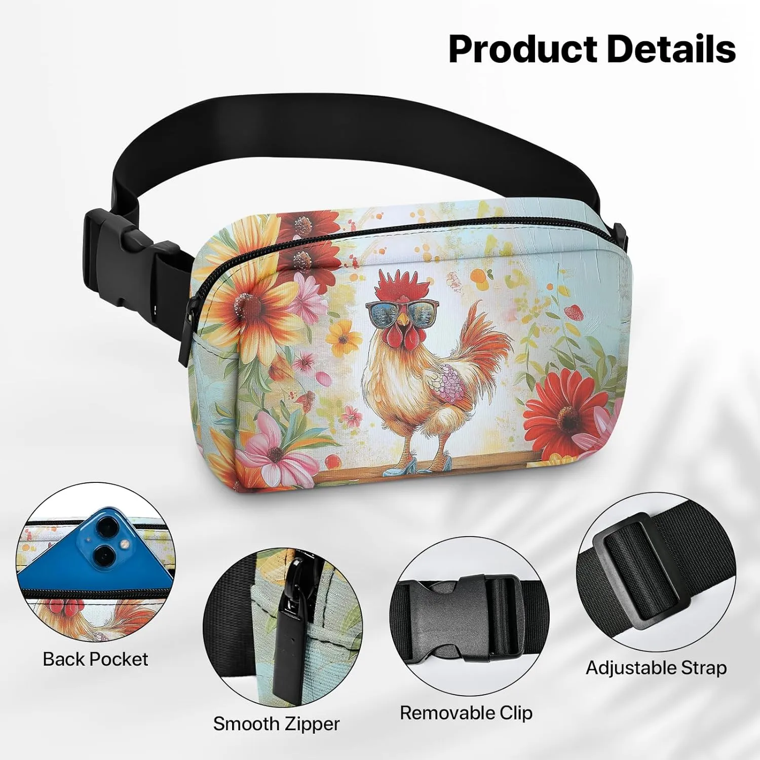 Fanny Pack for Women Belt Bag Lightweight Waist Bags Waterproof Purse with Adjustable Straps Wallet Casual Presents Travel Workout, Green, Small, Fanny Pack