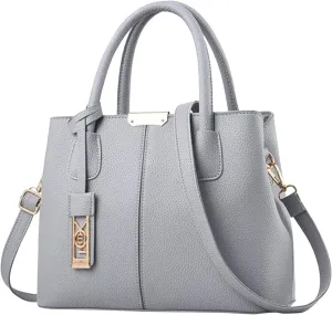 Fashion Handbag Simple Bag Large Capacity One Shoulder Women Bags Messenger Bags for Kids Girl (Grey, One Size)