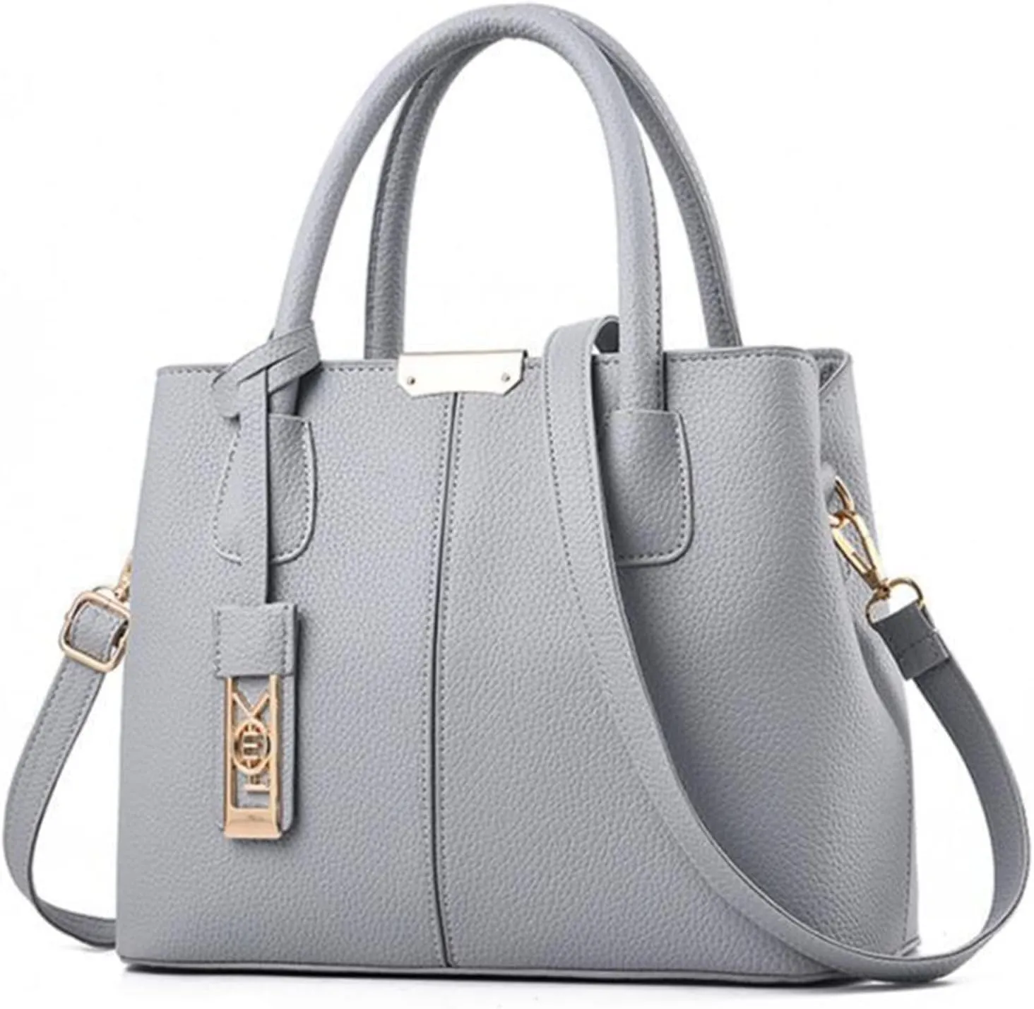 Fashion Handbag Simple Bag Large Capacity One Shoulder Women Bags Messenger Bags for Kids Girl (Grey, One Size)