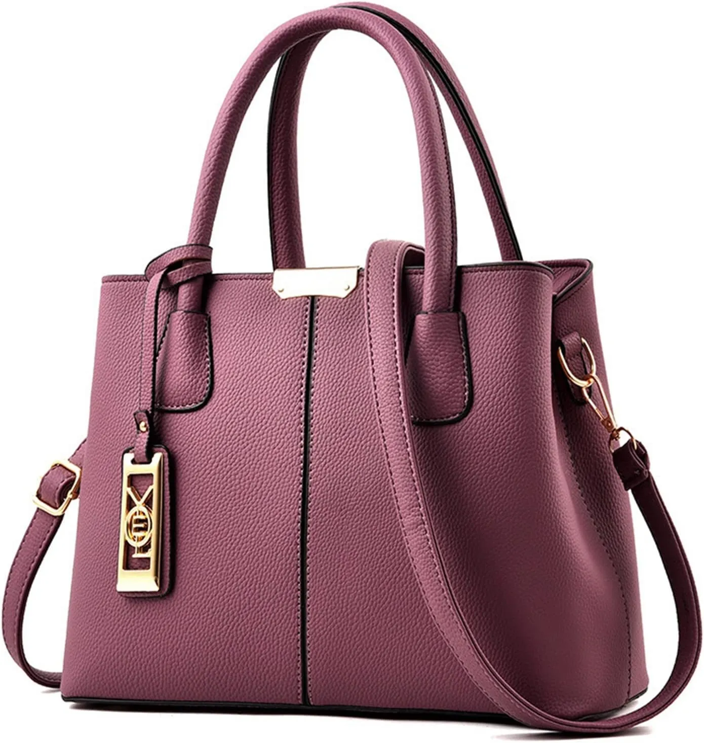 Fashion Handbag Simple Bag Large Capacity One Shoulder Women Bags Messenger Bags for Kids Girl (Purple, One Size)