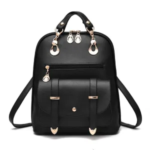 Fashionable PU Leather Dual-Use Backpack - GlamzLife
