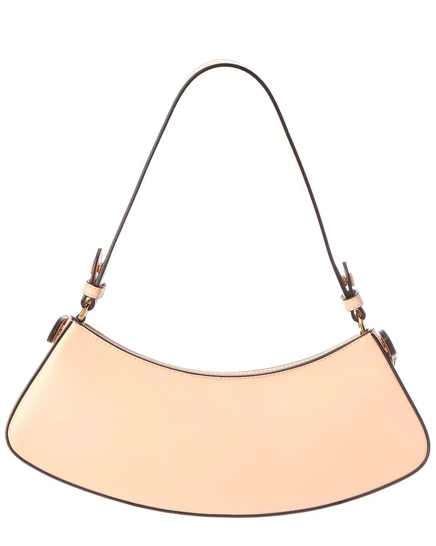 FENDI O'Lock Swing Leather Shoulder Bag